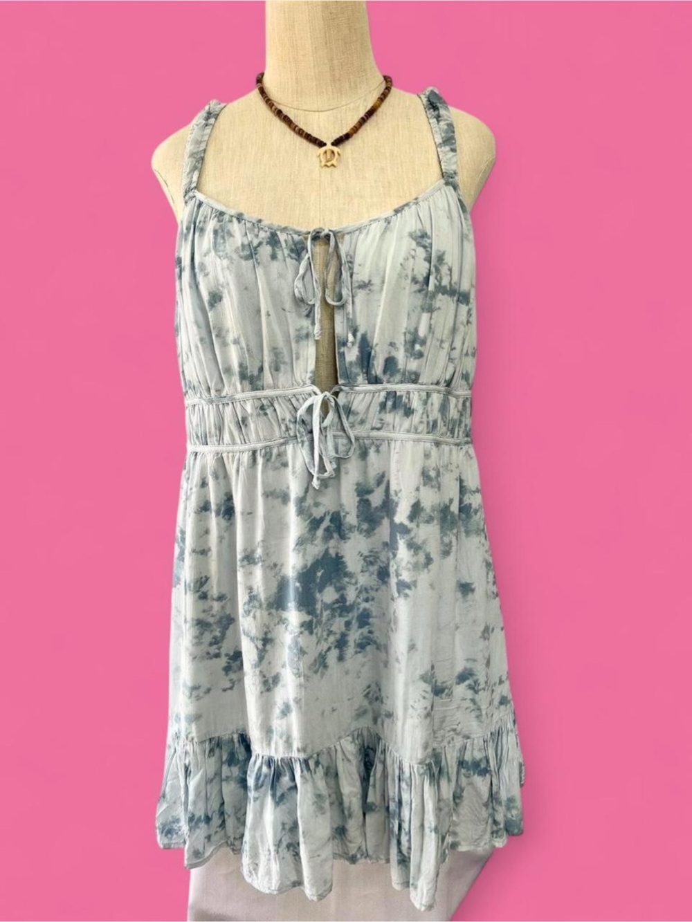 American Eagle Outfitters Light Blue Mini Dress